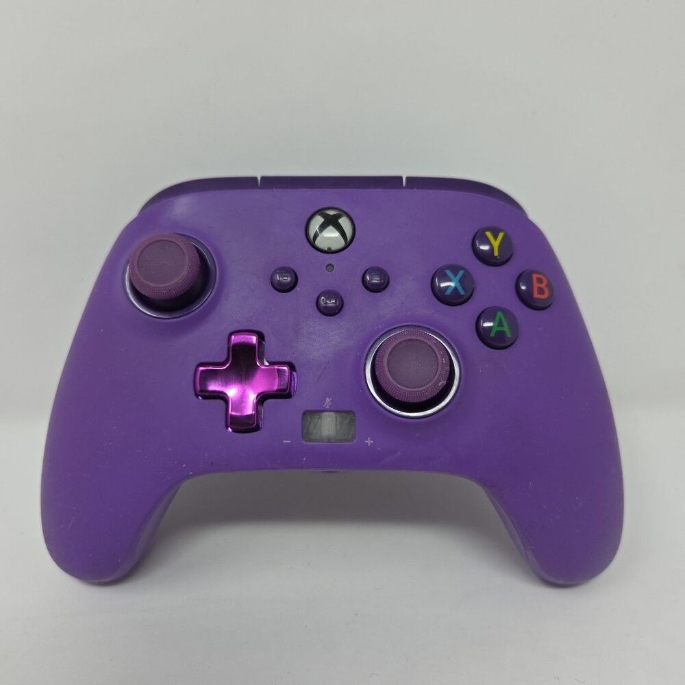 Xbox One Series S|X Wired PowerA Enhanced Controller Purple No Cord - UNTESTED